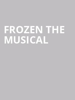 Frozen the Musical at Theatre Royal Drury Lane