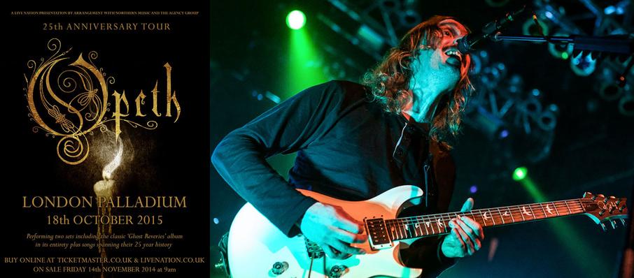 An Evening With Opeth at London Palladium