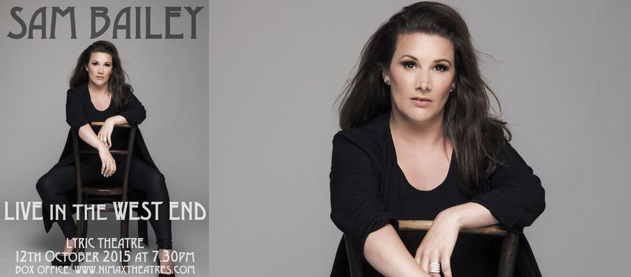 Sam Bailey: Live in the West End at Lyric Theatre