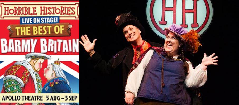 Horrible Histories - Best of Barmy Britain at Apollo Theatre