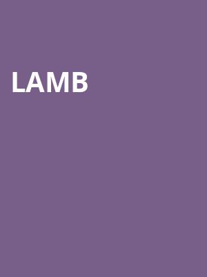 Lamb at O2 Shepherds Bush Empire
