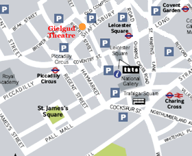 Gielgud Theatre Map