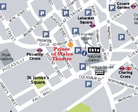 Prince of Wales Theatre Map