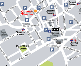 Queens Theatre Map