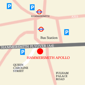 Hammersmith Apollo Map