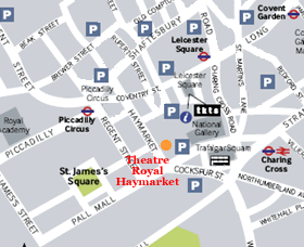 Theatre Royal Haymarket Map