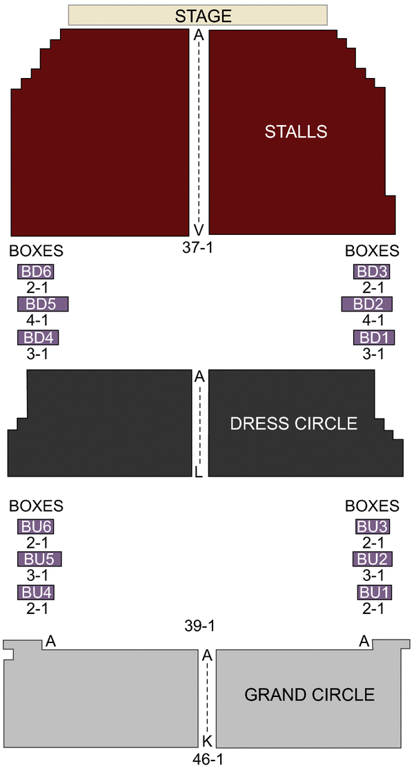victoria palace theatre london seating chart and stage palace theatre london seating chart