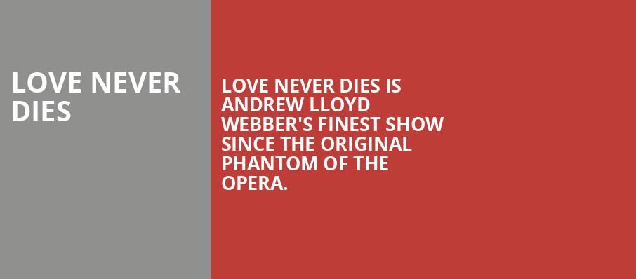 Love Never Dies at Adelphi Theatre
