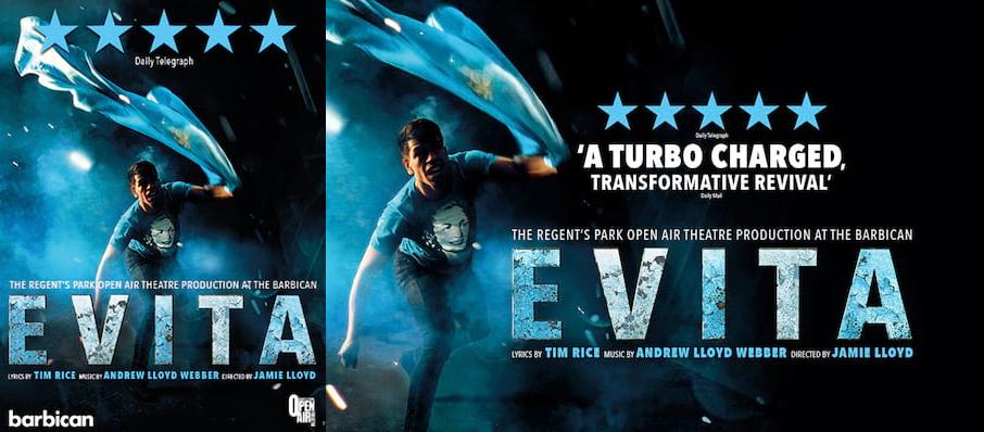 Evita at Barbican Theatre