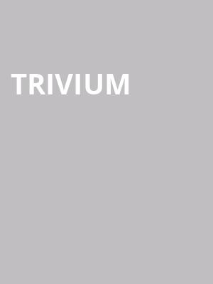 Trivium at O2 Academy Brixton