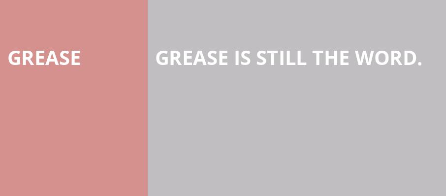 Grease, Piccadilly Theatre, London